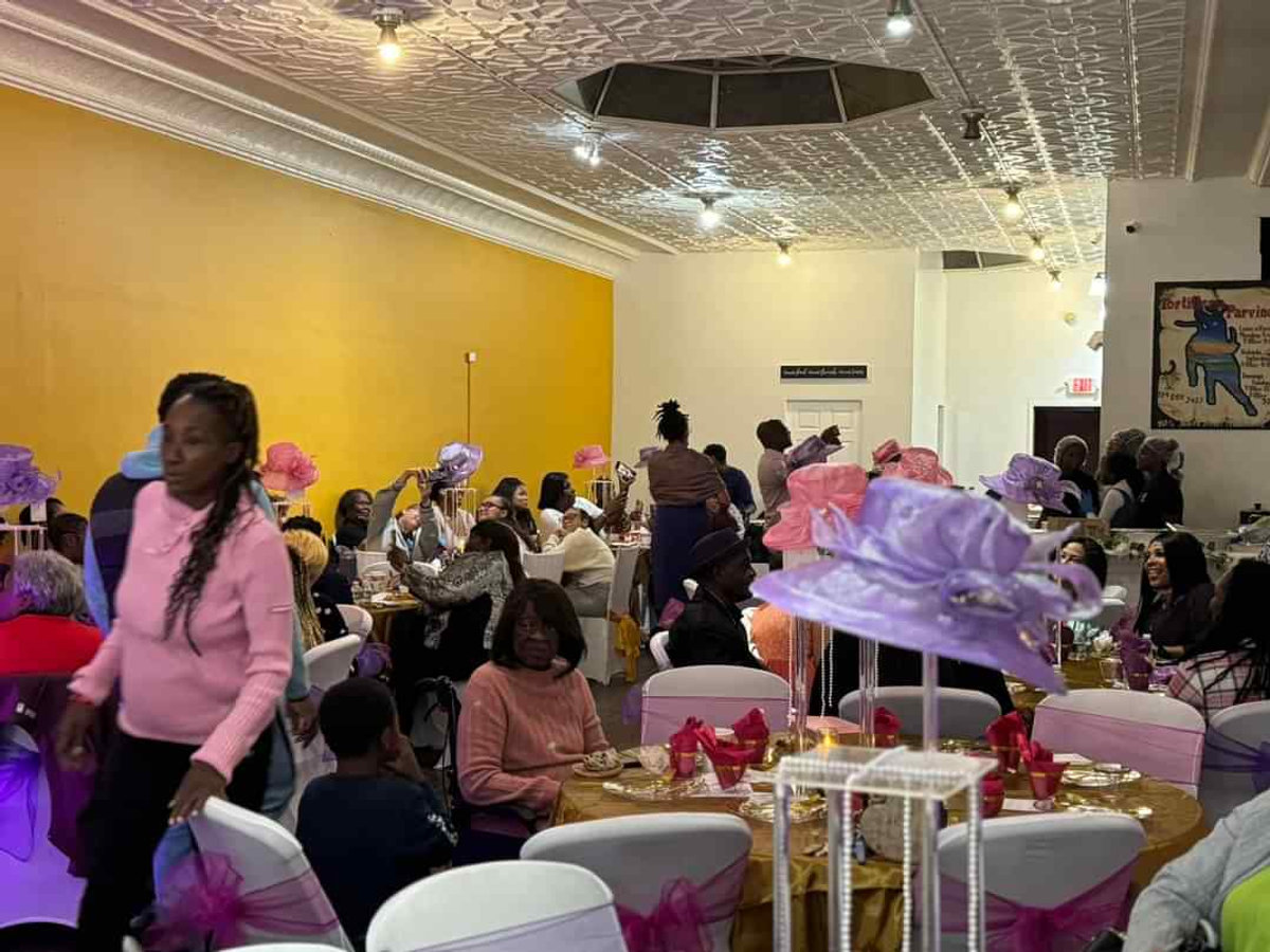 Packed house at a private event